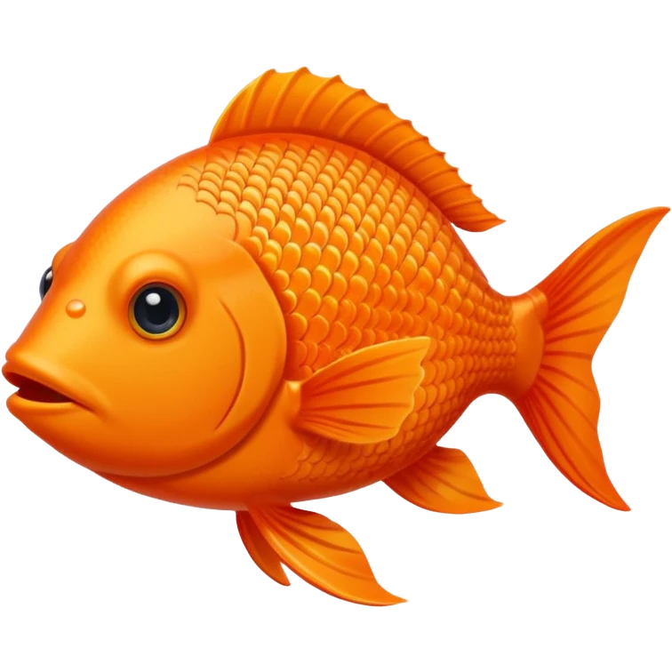 Orange Fish emoji