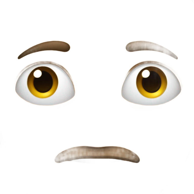 Create an emoji with pursed lips, conveying a sense of 'well, well, that's something' or a 'pum-pum-pum' type of expression emoji