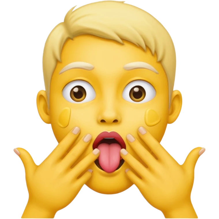 emoji che lecca 😛🫱🫲con queste due mani emoji