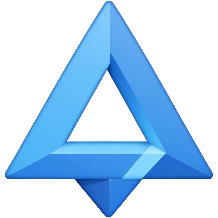 numero tres azul emoji