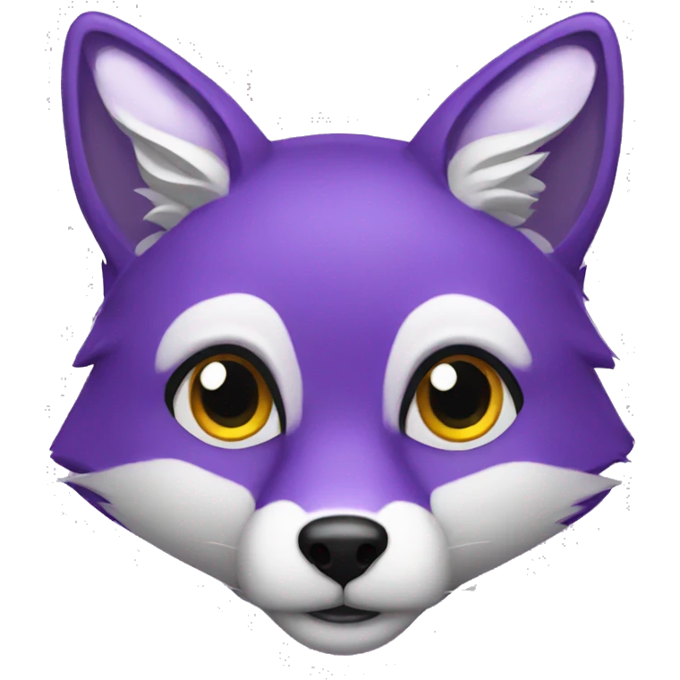 Purple fox emoji