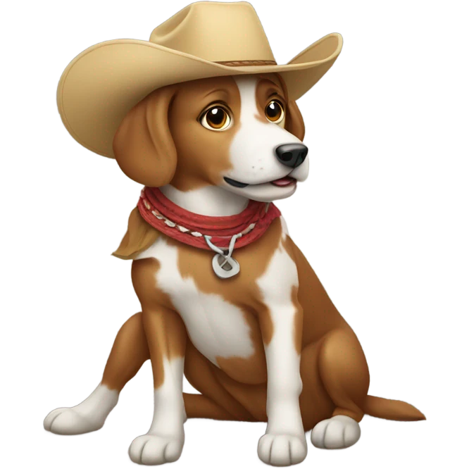 Dog rodeo emoji