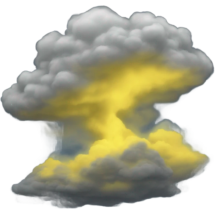 yellow storm sky  emoji