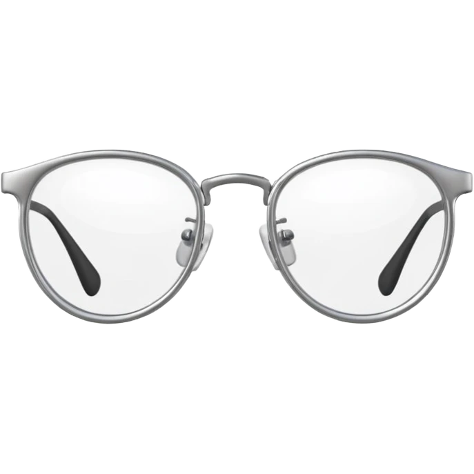 Create a high-quality 3D render that transforms the emojis 👓  into realistic 3D objects.
 emoji