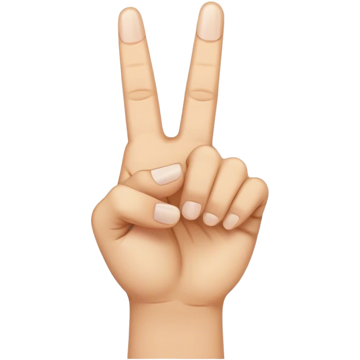Middle finger emoji