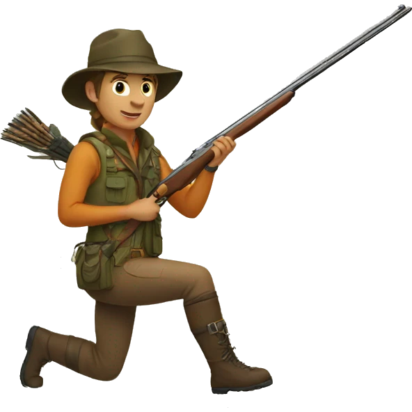 hunter emoji