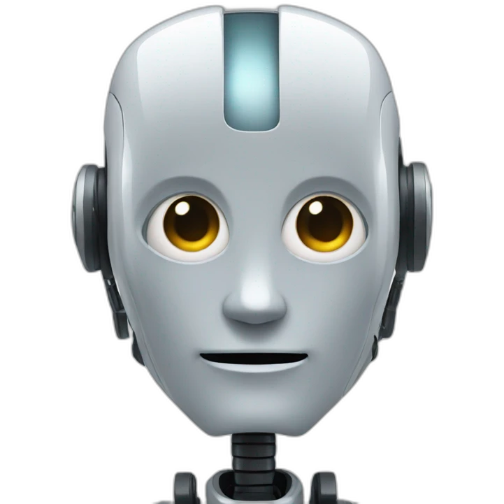 Robot artificial intelligence emoji