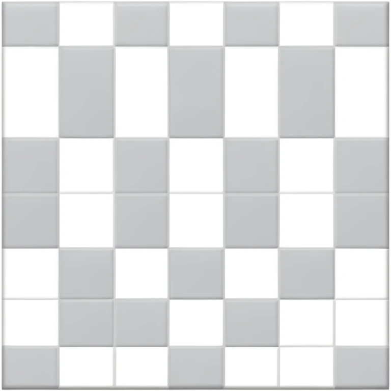 Light gray and white square with a checkered pattern 8x8 emoji