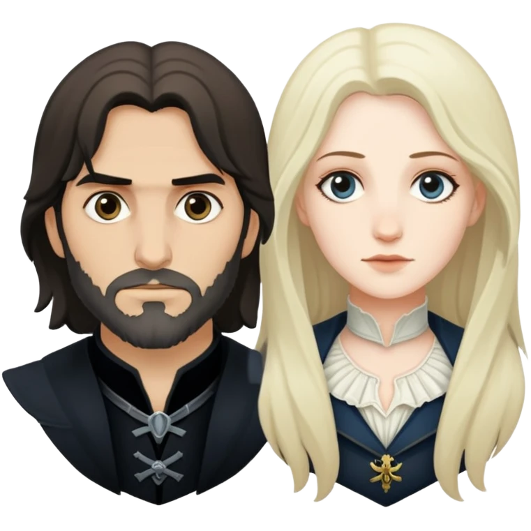 Dishonored game, Corvo and Emily emoji