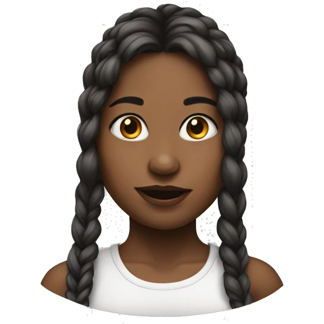 realistic portrait of girl emoji