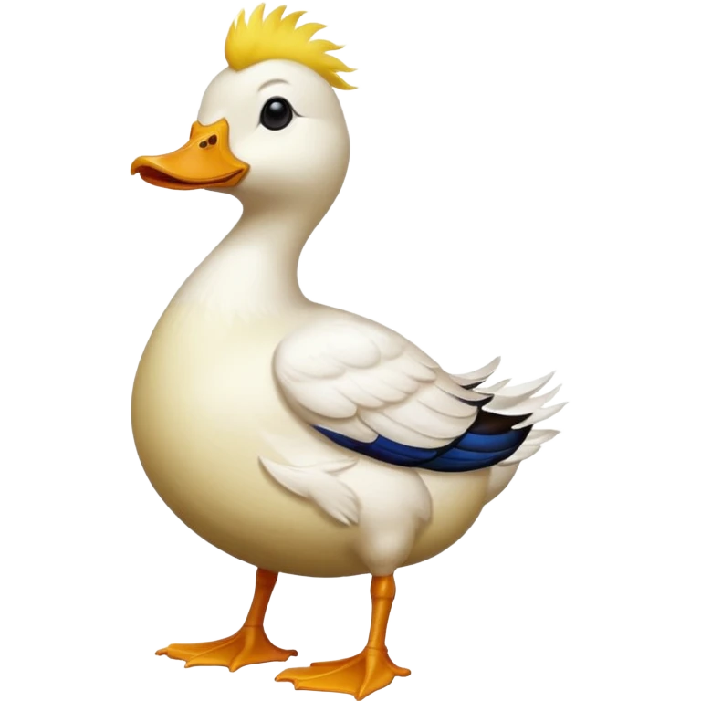 duck King, standing emoji