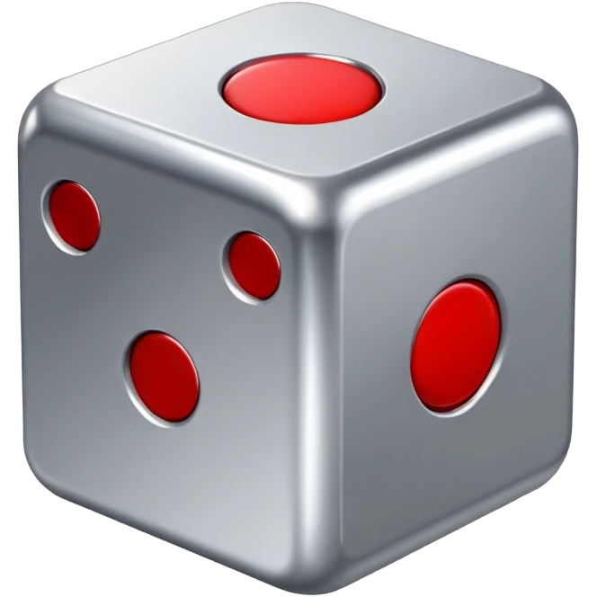 make a X with a red background in shape of cube emoji