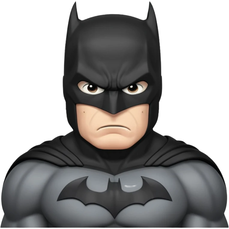 batman angry look emoji