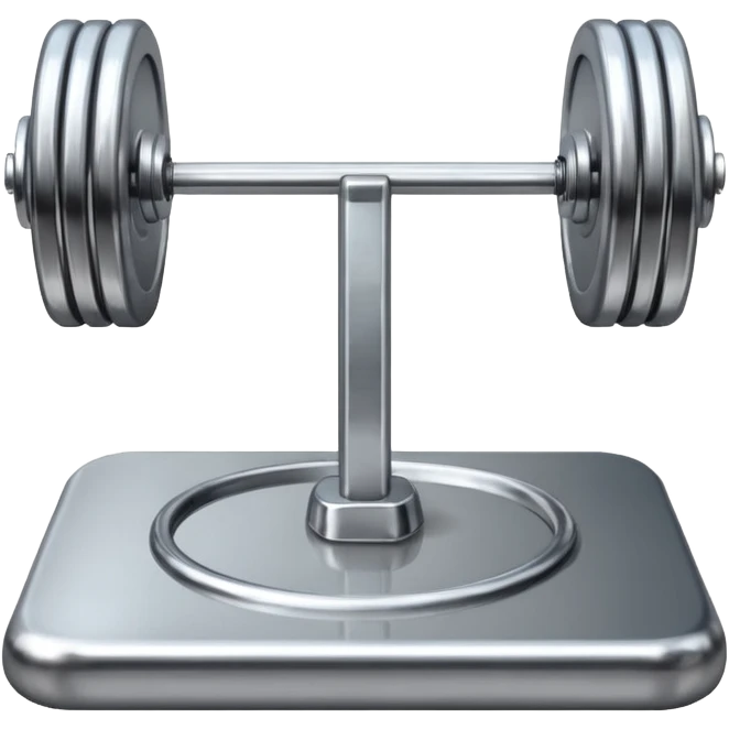 weight gym no human emoji