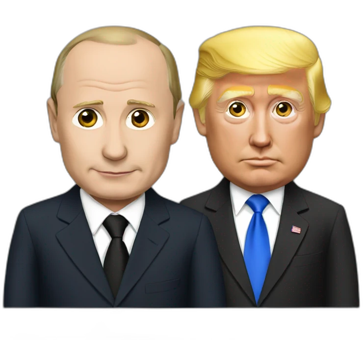 Putin and trump emoji