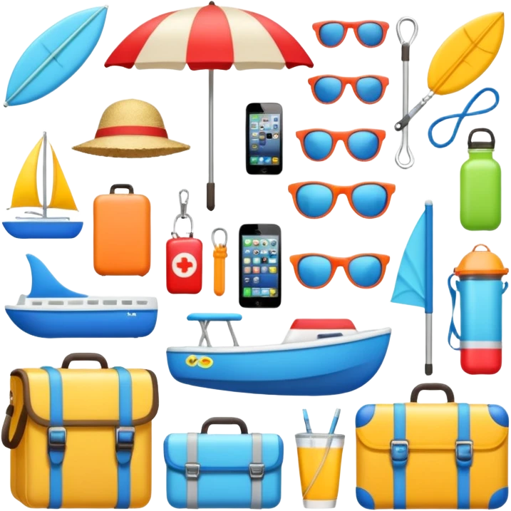 vacation equipment emoji