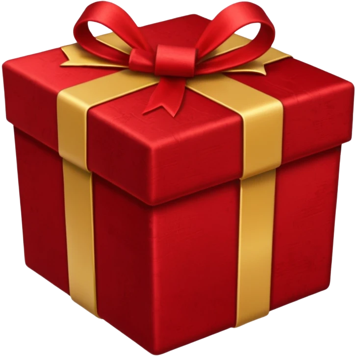 Bloody red open gift box emoji