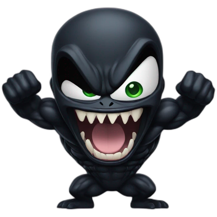 venom flexing emoji