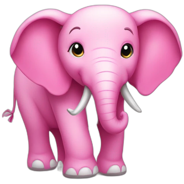 pink elephant emoji