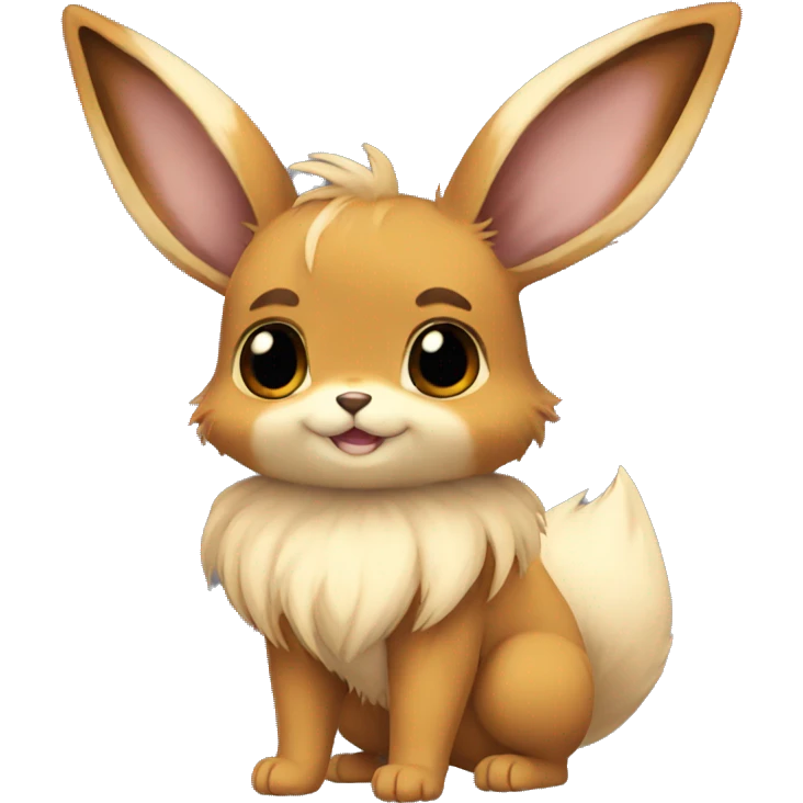 Eevee-Bunny full body emoji