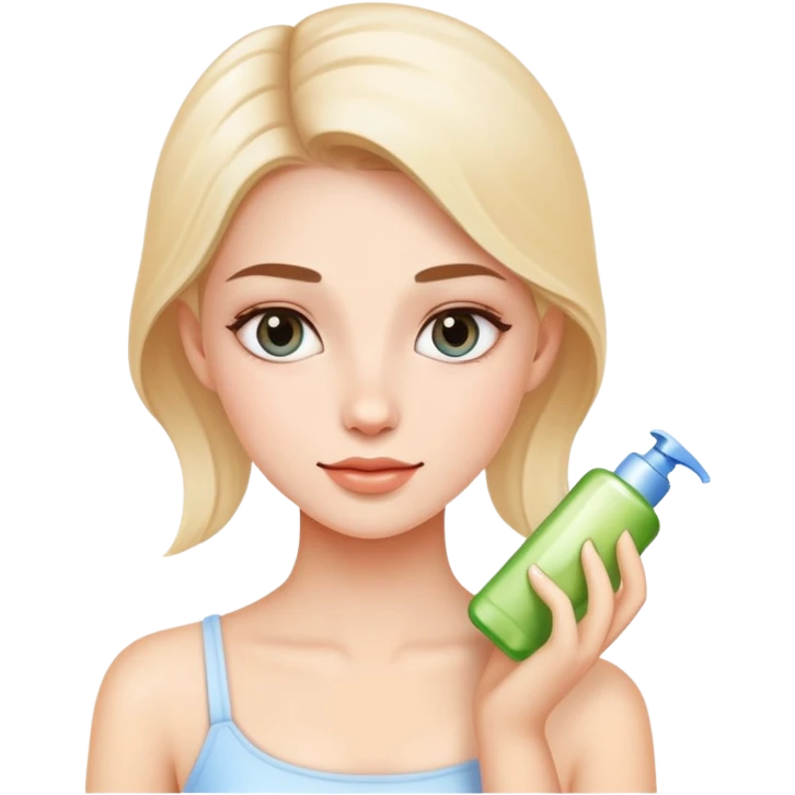 Girl skincare emoji