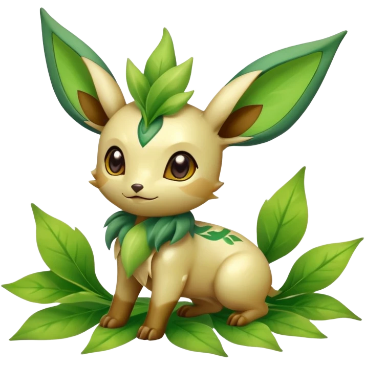 Shiny Exotic Leafeon-Bayleaf-Hybrid-Creature emoji