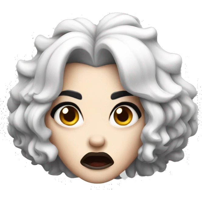 Angry cruela emoji
