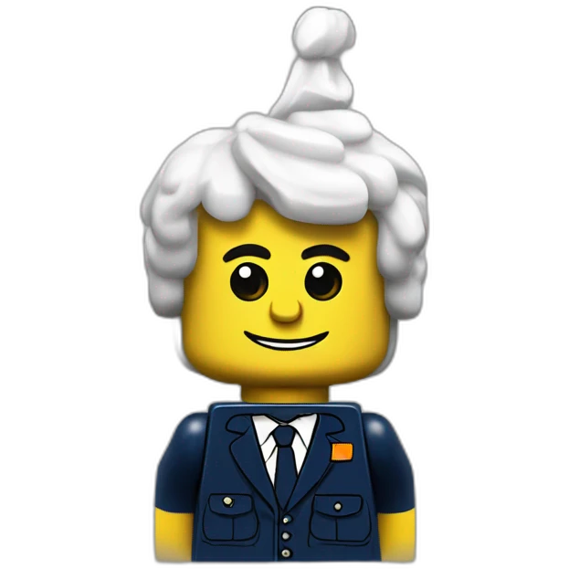 Macron en Lego emoji