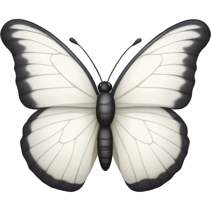 White butterfly  emoji
