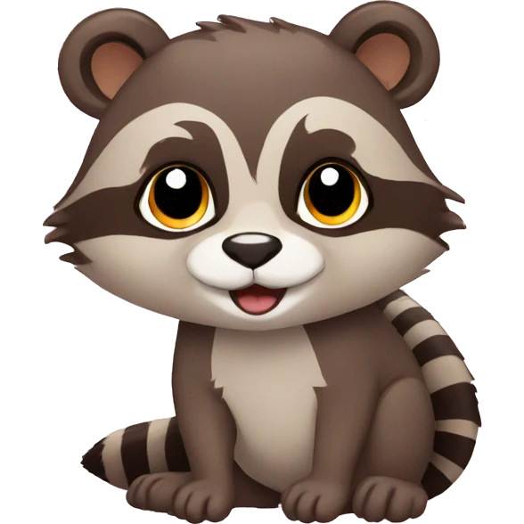 otter and raccoon mixed emoji
