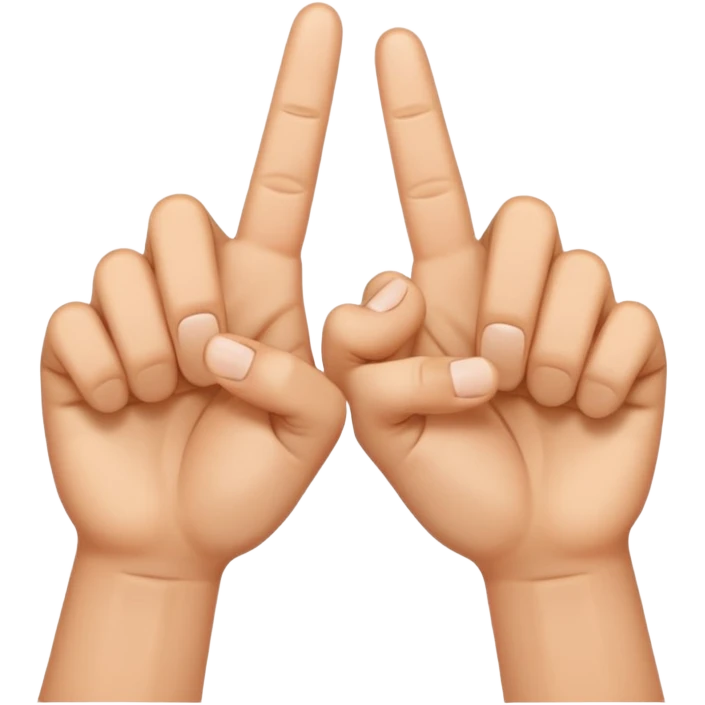 middle finger twice  emoji