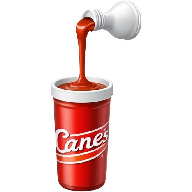 Raising Canes sauce container emoji
