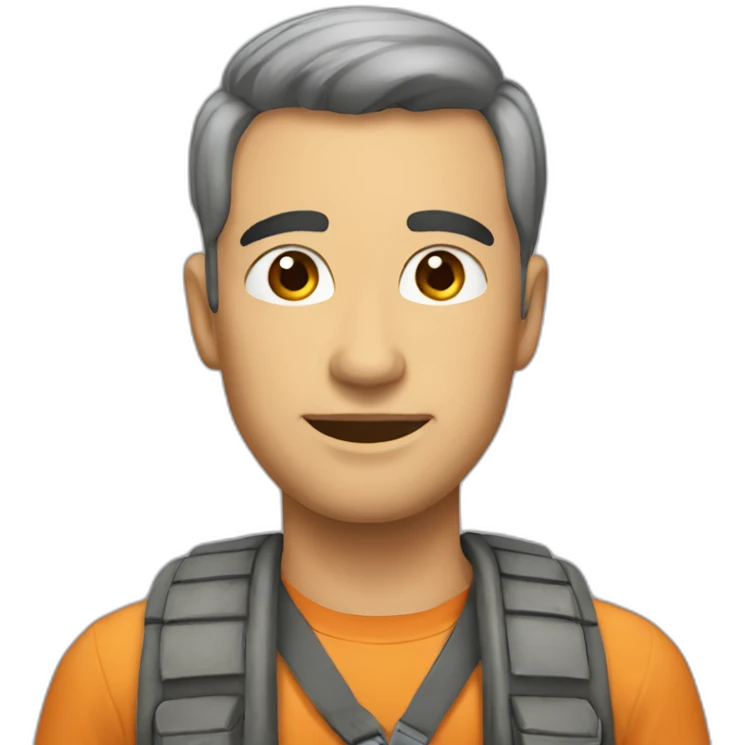мужчина за компьютером emoji