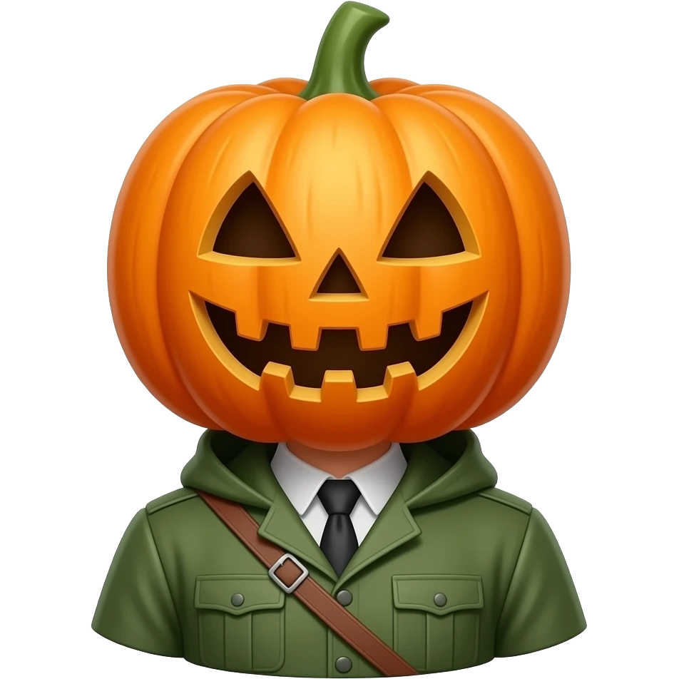 hunter Halloween costume bust size emoji