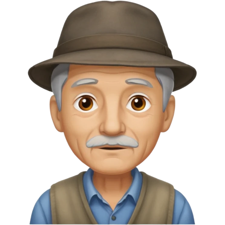 abuelo de pueblo cerrado emoji