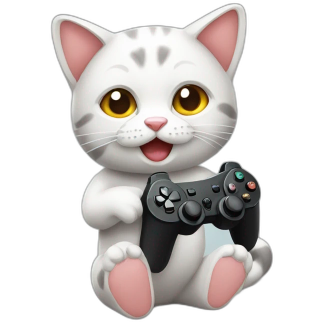 gatinho gamer emoji