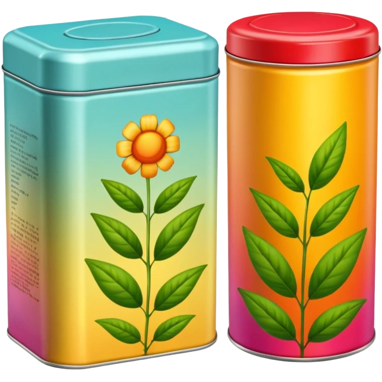 Herbal Tea Tins emoji