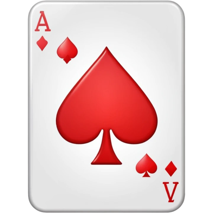 red spade suit emoji