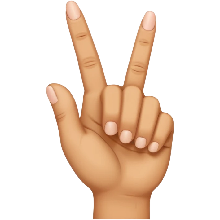 Middle finger emoji