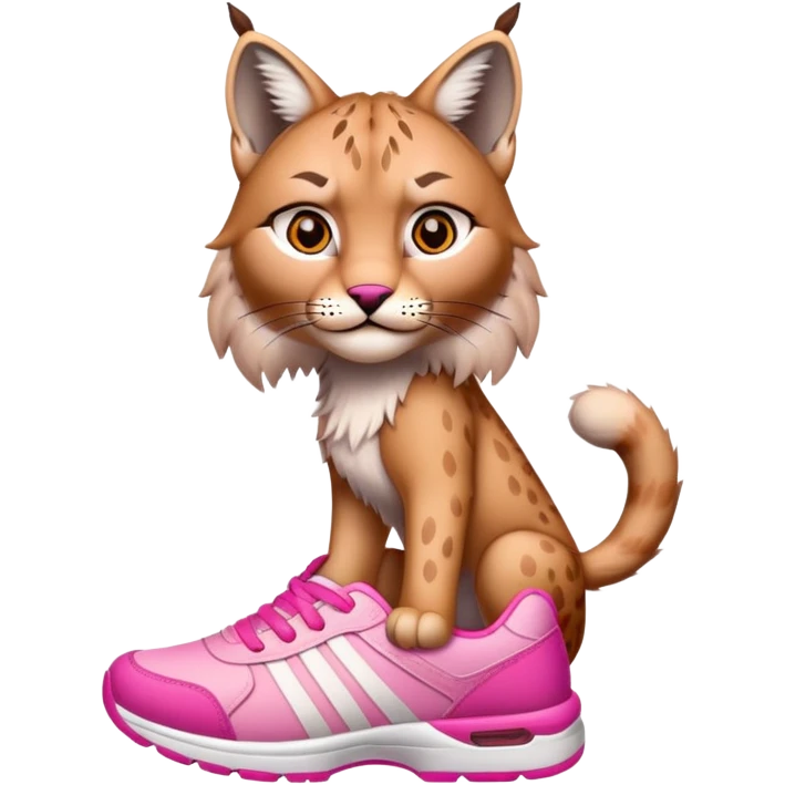 Suricata con zapatillas rosas  emoji