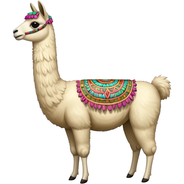 full body llama  emoji