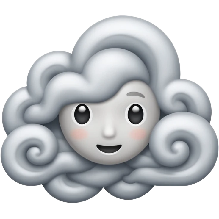 cloud blowing wind emoji