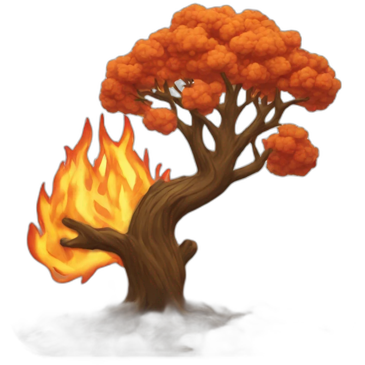 burning bush emoji
