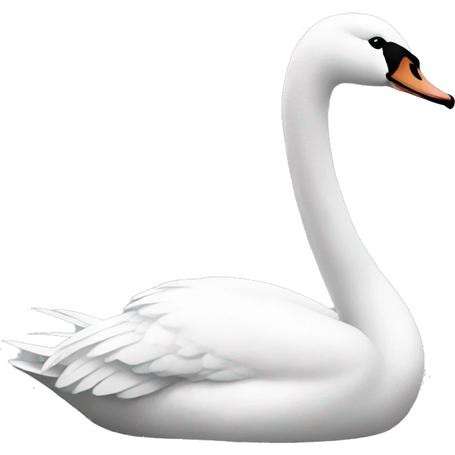 swan black  emoji