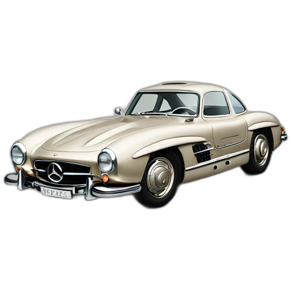 Mercedes-300sl emoji