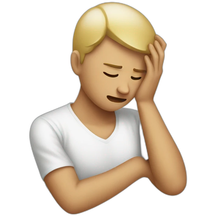 someone in pain emoji