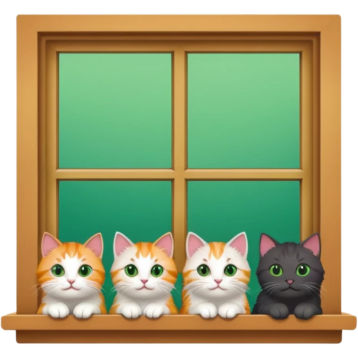 Cats on Windowsills emoji