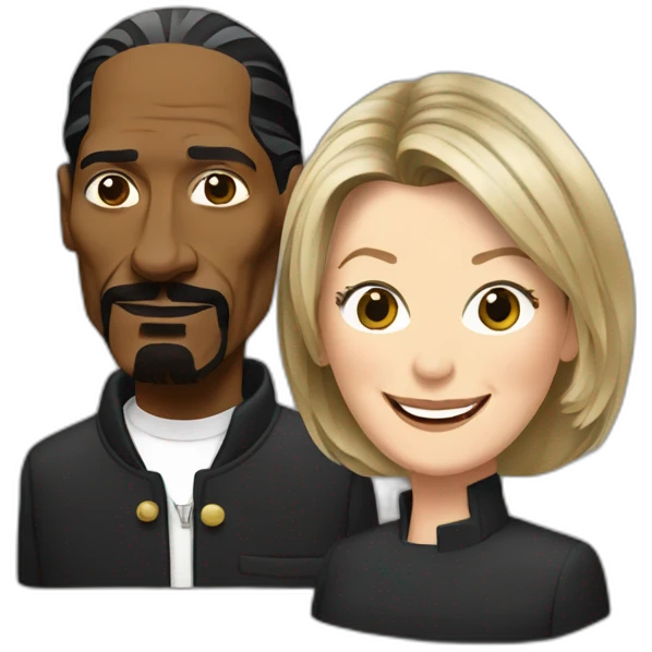 Snoop Dogg and Martha Stewart emoji
