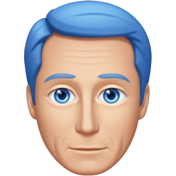 Andy Williams with blue eyes emoji