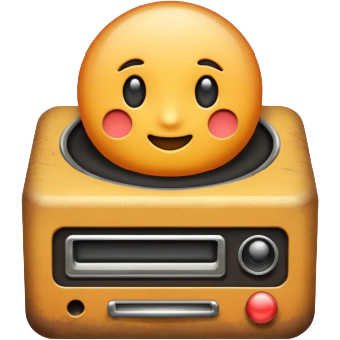 Retro old style emoji